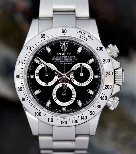 rolex daytona referenza 116520.|Rolex 116520 price range.